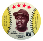 Lot of 25 - 1976 MSA Isaly's Discs John Mayberry Royals Gem Mint 153992