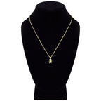 Happy Girl Cubic Zirconia Pendant With Necklace Set 14K Gold Filled