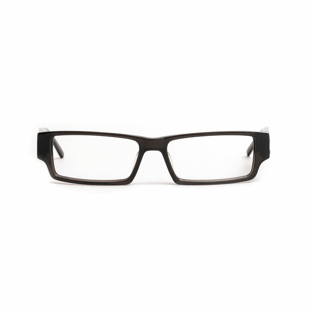 Men's // Rectangular Acetate Glasses // Brown