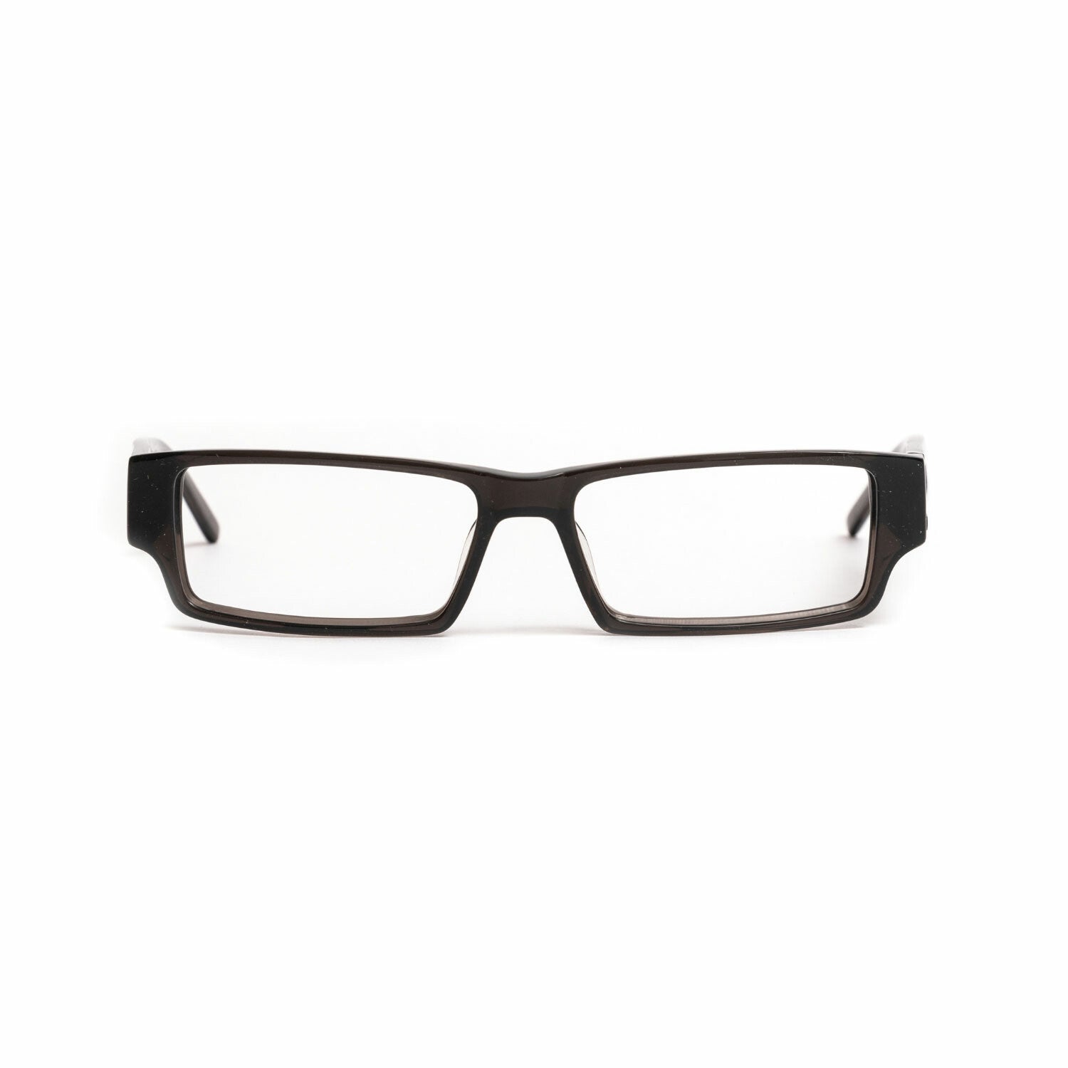 Men's // Rectangular Acetate Glasses // Brown
