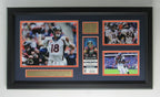 Peyton Manning Broncos 8x10 Photo, Game Ticket, & Photo Collage Framed 161749