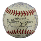 1954 World Series Champs Giants Team 32 Signed/ W. MAYS ONL Baseball JSA 149565