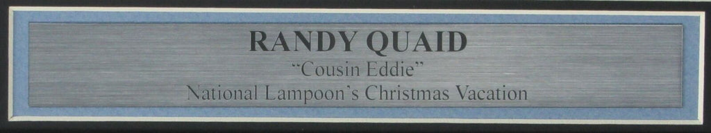Randy Quaid Signed/Inscribed "COUSIN EDDIE" 8x10 Photo Framed Beckett 165719