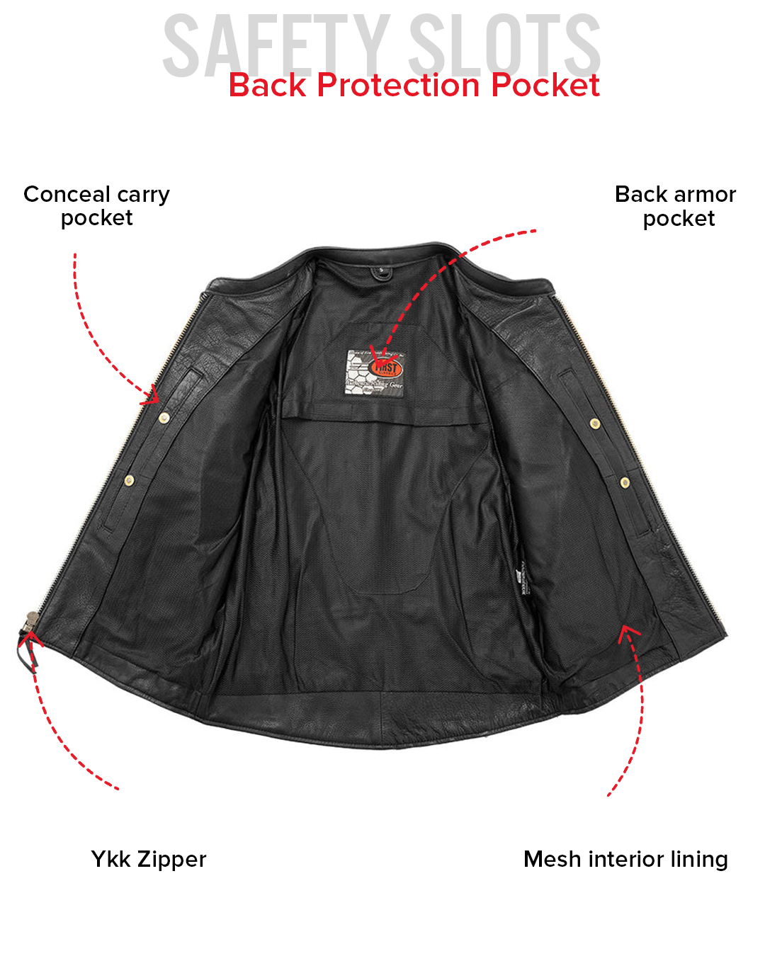 Indy Men's Motorcycle Leather Jacket