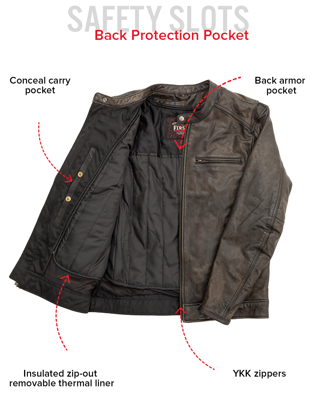 Hipster Men's Motorcycle Leather Jacket