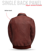 Moto Bomber - Men's Leather Jacket