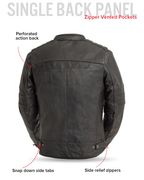 BiTurbo - Men's Leather Motorcycle Jacket