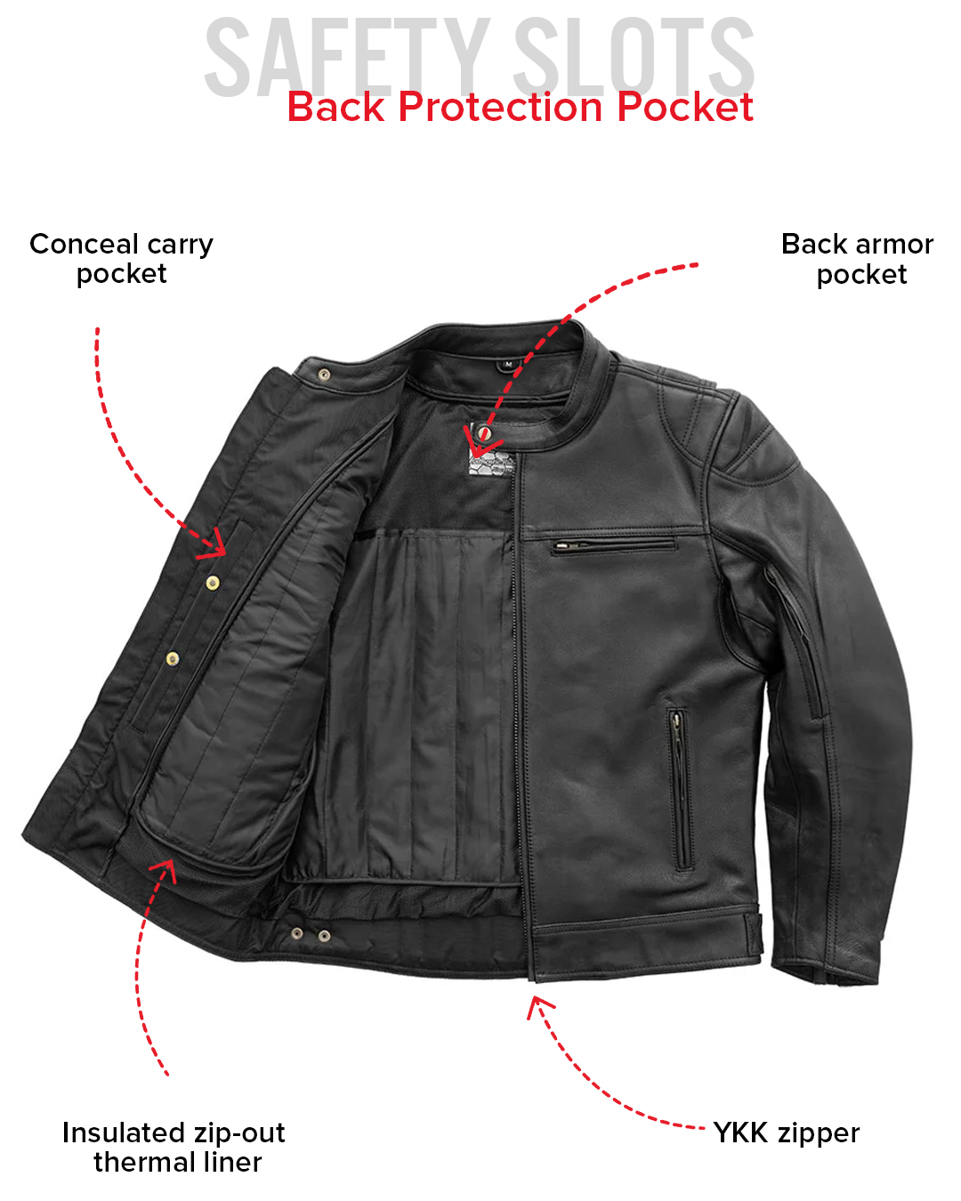 Top Performer Men's Motorcycle Leather Jacket