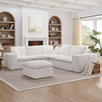 Sectional Sofa With Moveable Ottoman