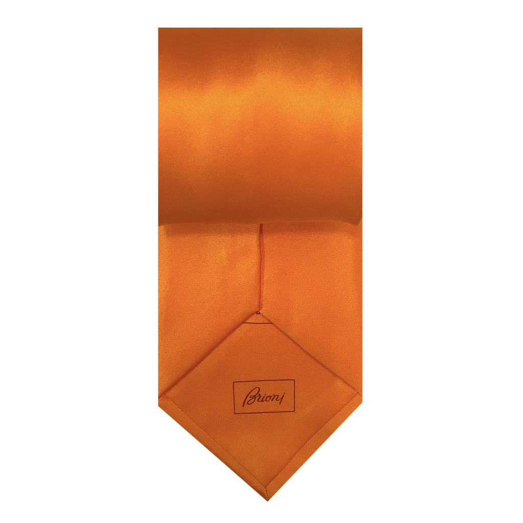 Brioni Solid Silk Tie