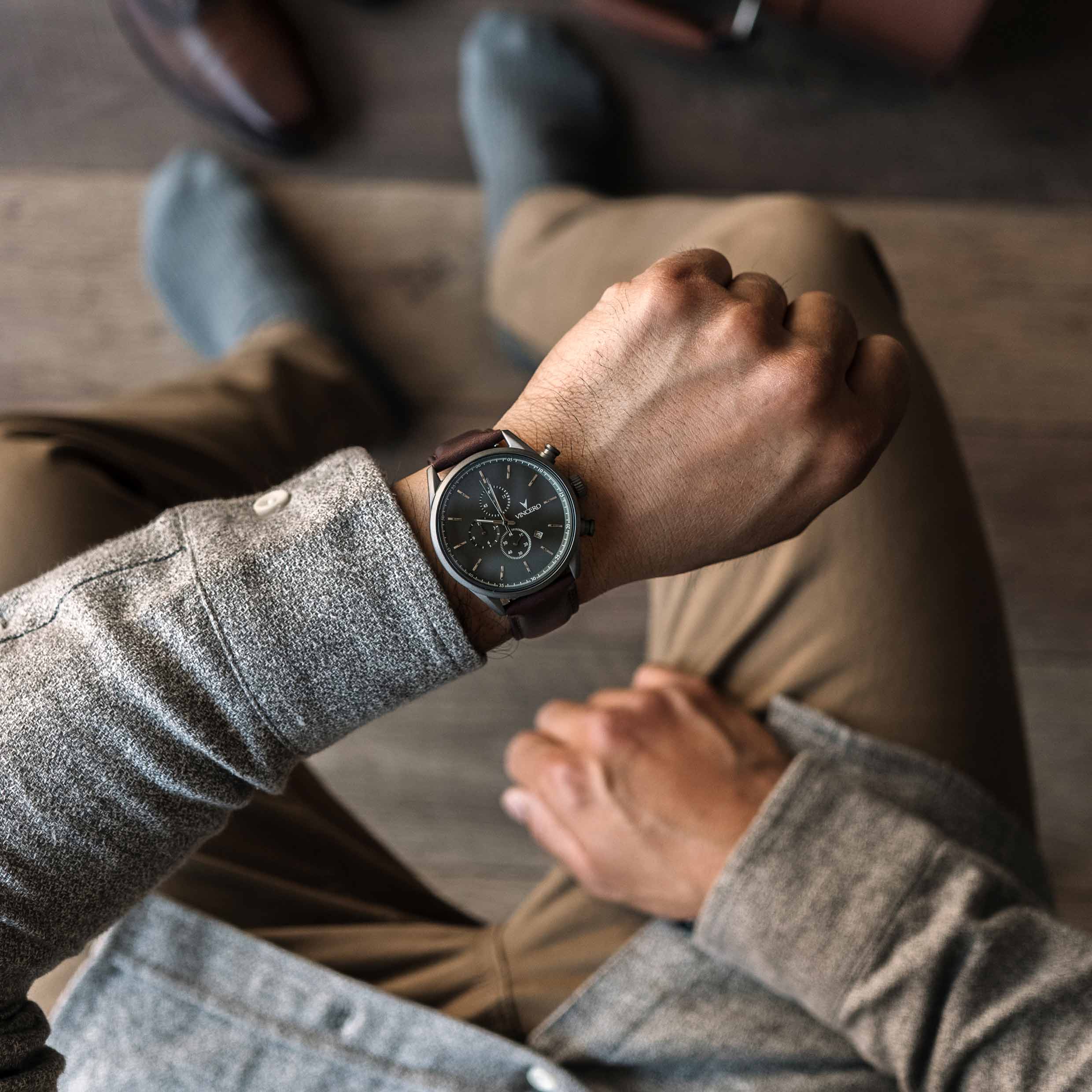 The Chrono S2 - Gunmetal/Walnut
