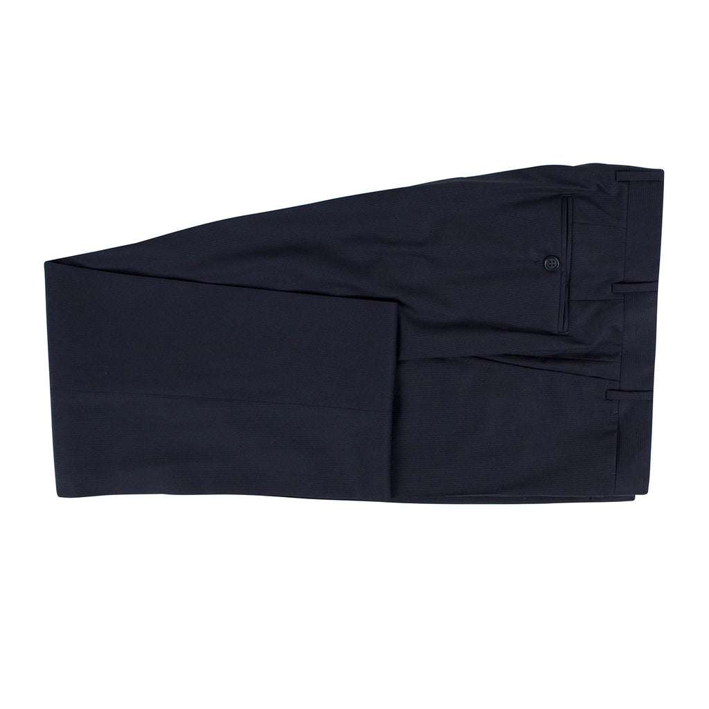 Wool 2 Button Classic Fit Suit  // Black