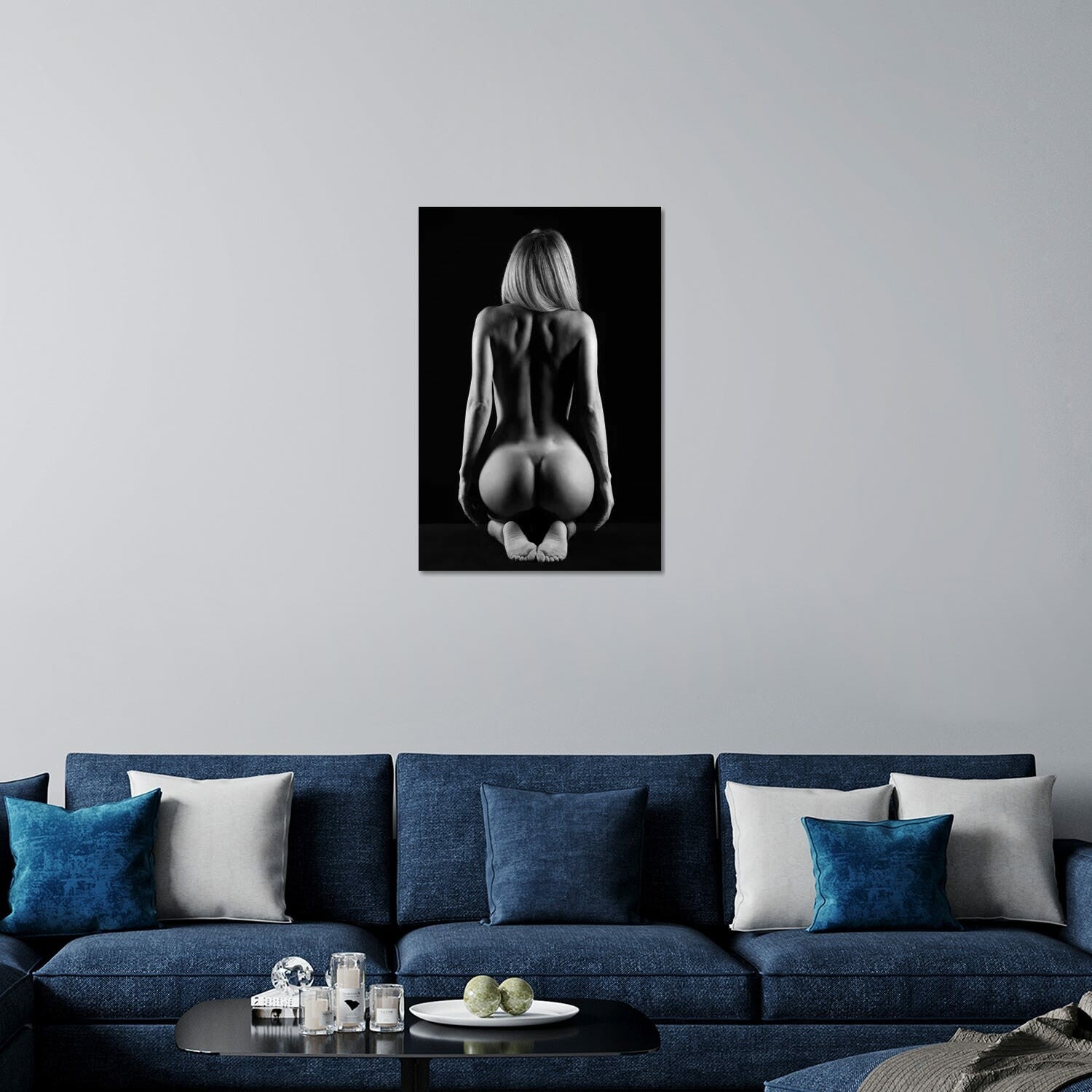 Nude Woman's Bodyscape Of Sexy Body Naked II Print // Alessandro Della Torre