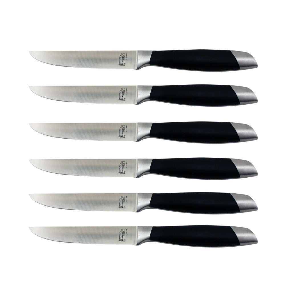 BergHOFF Essentials Geminis 4.75" Stainless Steel Steak Knife, Set of 6