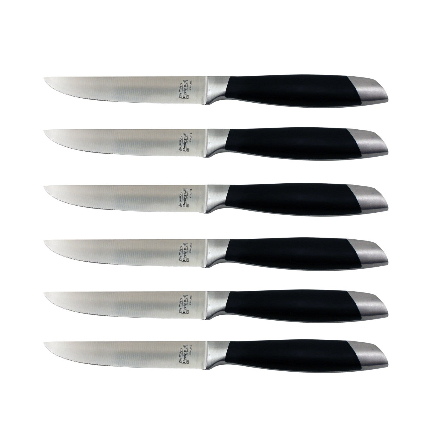 BergHOFF Essentials Geminis 4.75" Stainless Steel Steak Knife, Set of 6