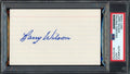 Larry Wilson HOF Autographed 3x5 Index Card St. Louis Cardinals PSA/DNA
