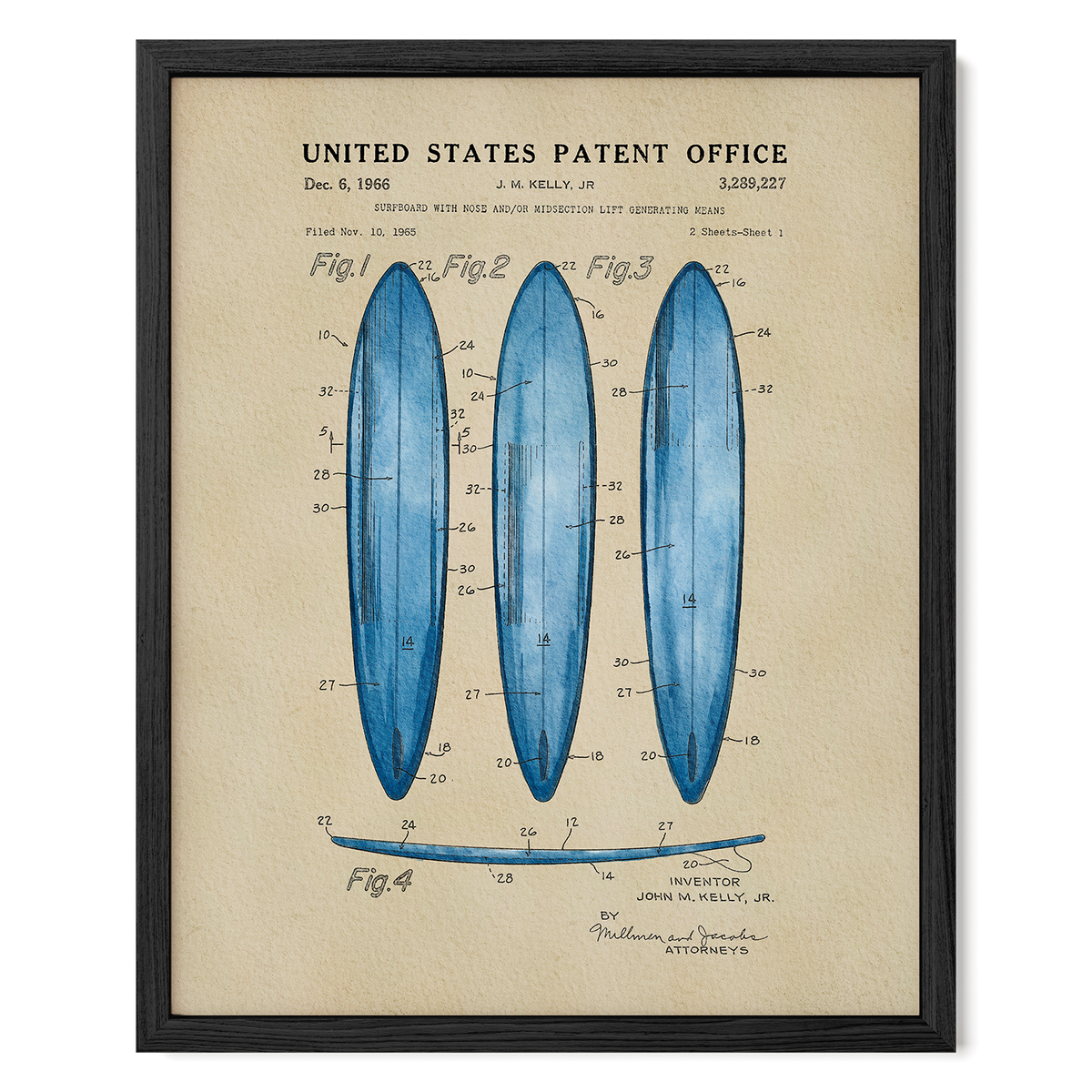 Blue Surfboard (1966)