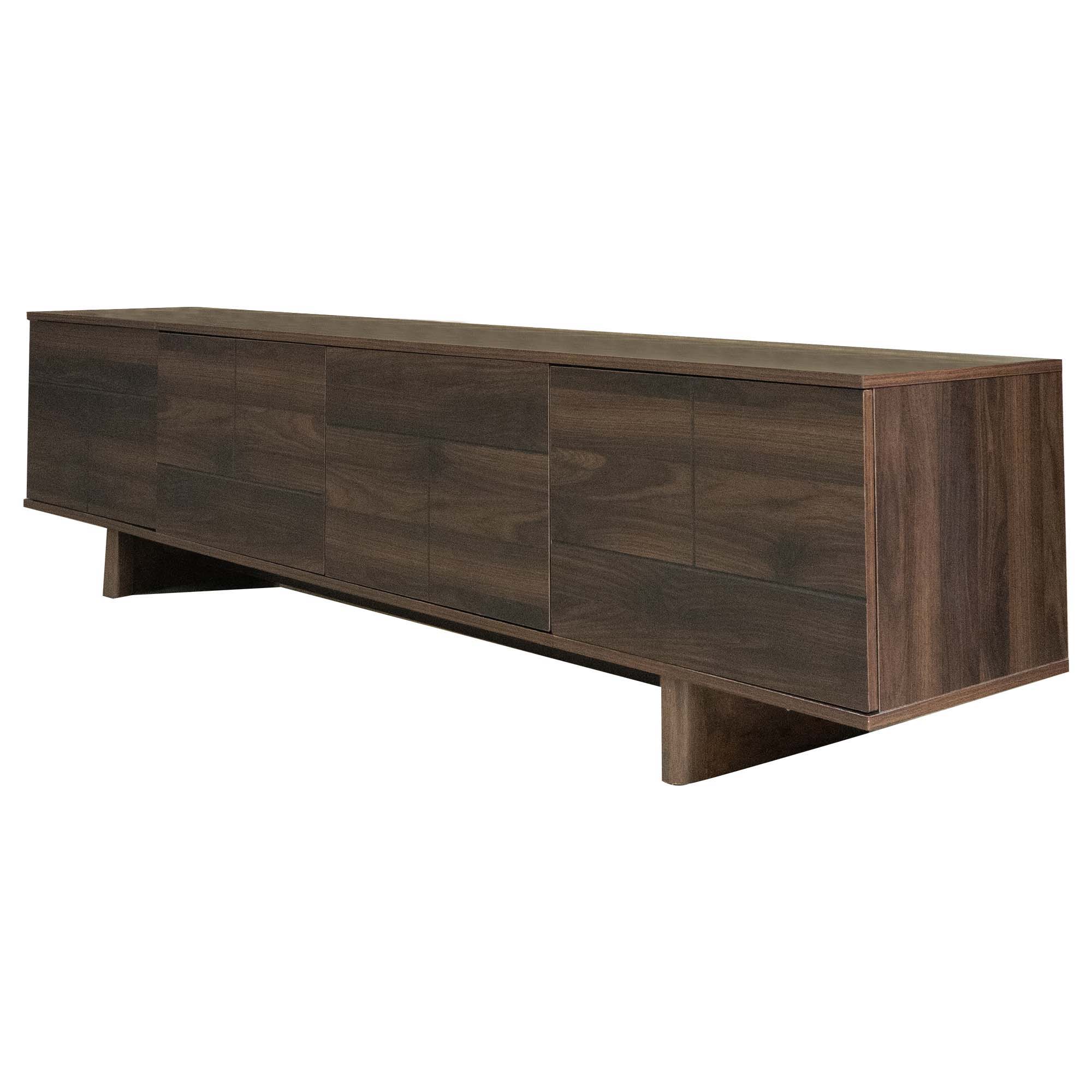 TV Stand For TVs Up To 85" - Dark Brown