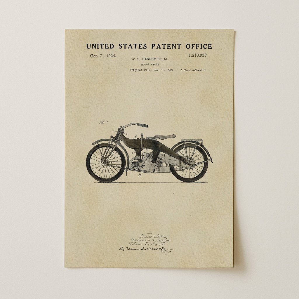 Black Motorcycle (1924)