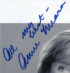 Anne Meara Actress Signed/Inscribed 8x10 B/W Photo JSA 159925