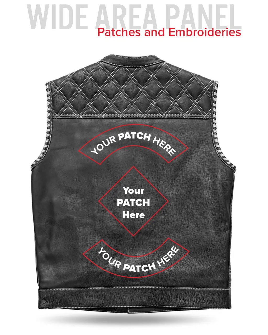 Sinister - Men's Motorcycle Leather Vest