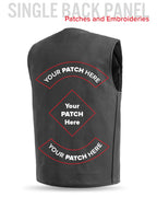 Badlands Men's Motorcycle Leather Vest