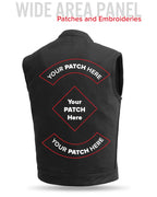 Havoc Men's Motorcycle Twill Vest