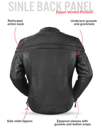 Maverick Men's Motorcycle Leather Jacket