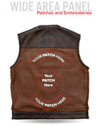 Gunner Men's Leather Motorcycle Vest (Limited Edition)