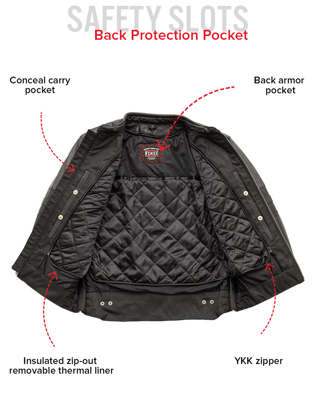 BiTurbo - Men's Leather Motorcycle Jacket