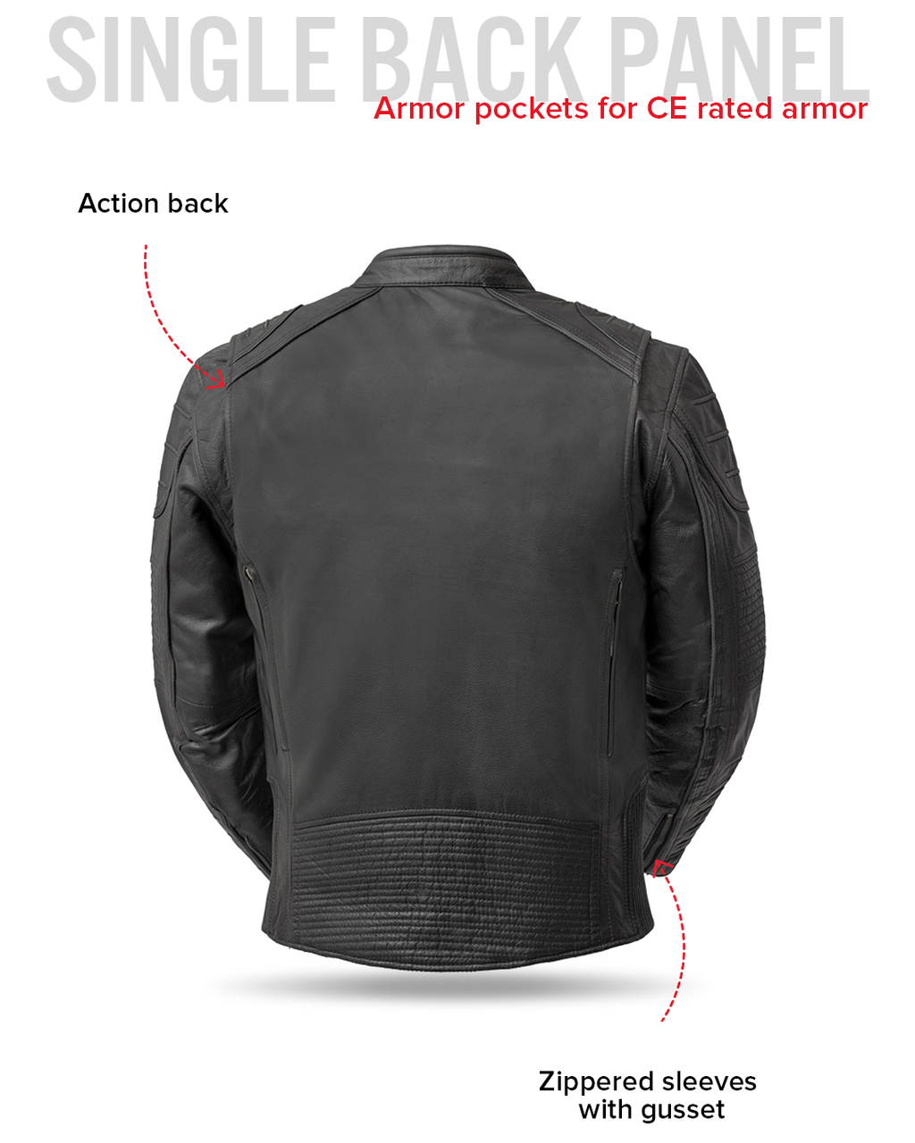 Raptor Men's Motorcycle Leather Jacket