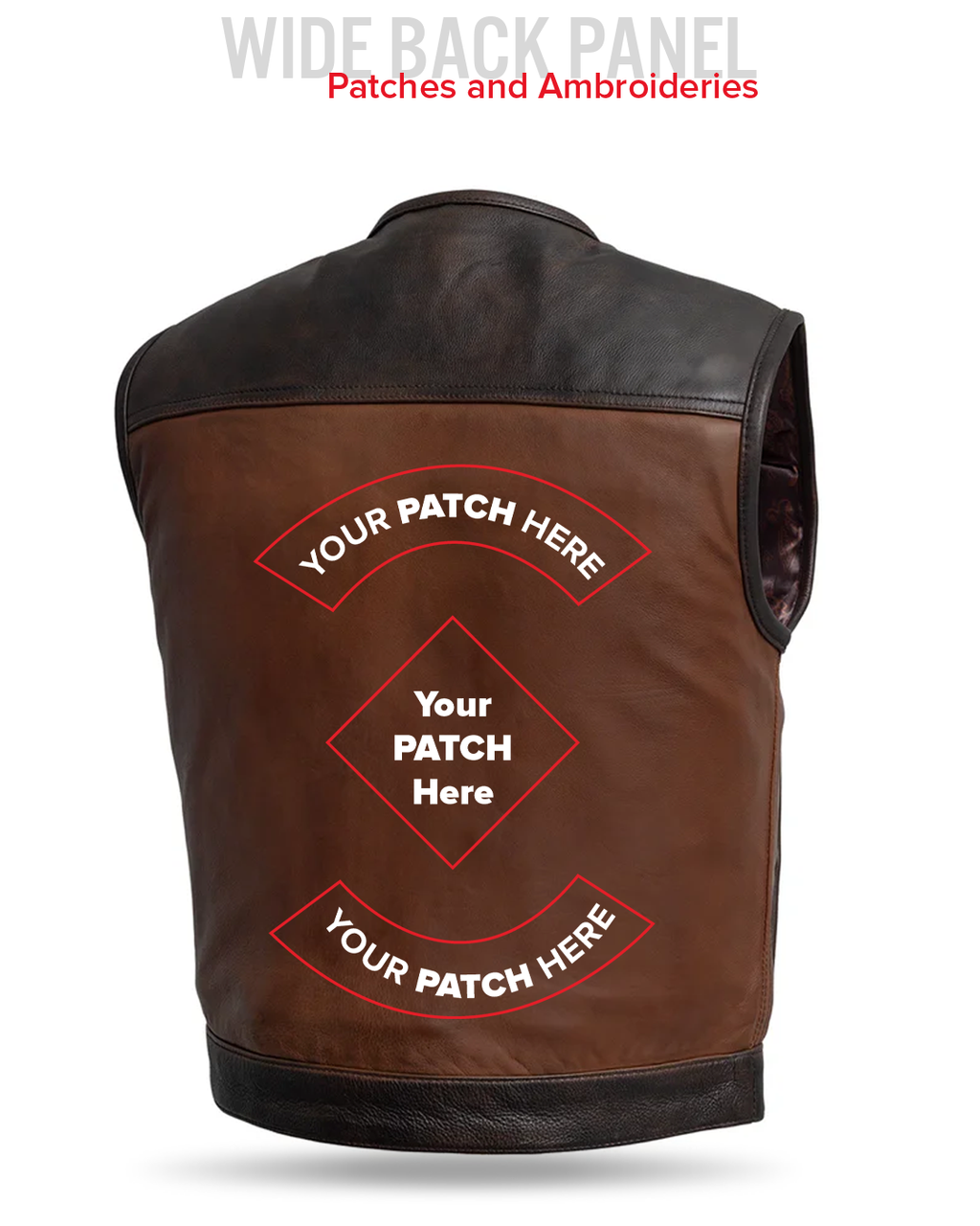 Lowside Rider Men's Motorcycle Leather Vest