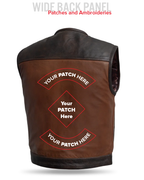 Lowside Rider Men's Motorcycle Leather Vest