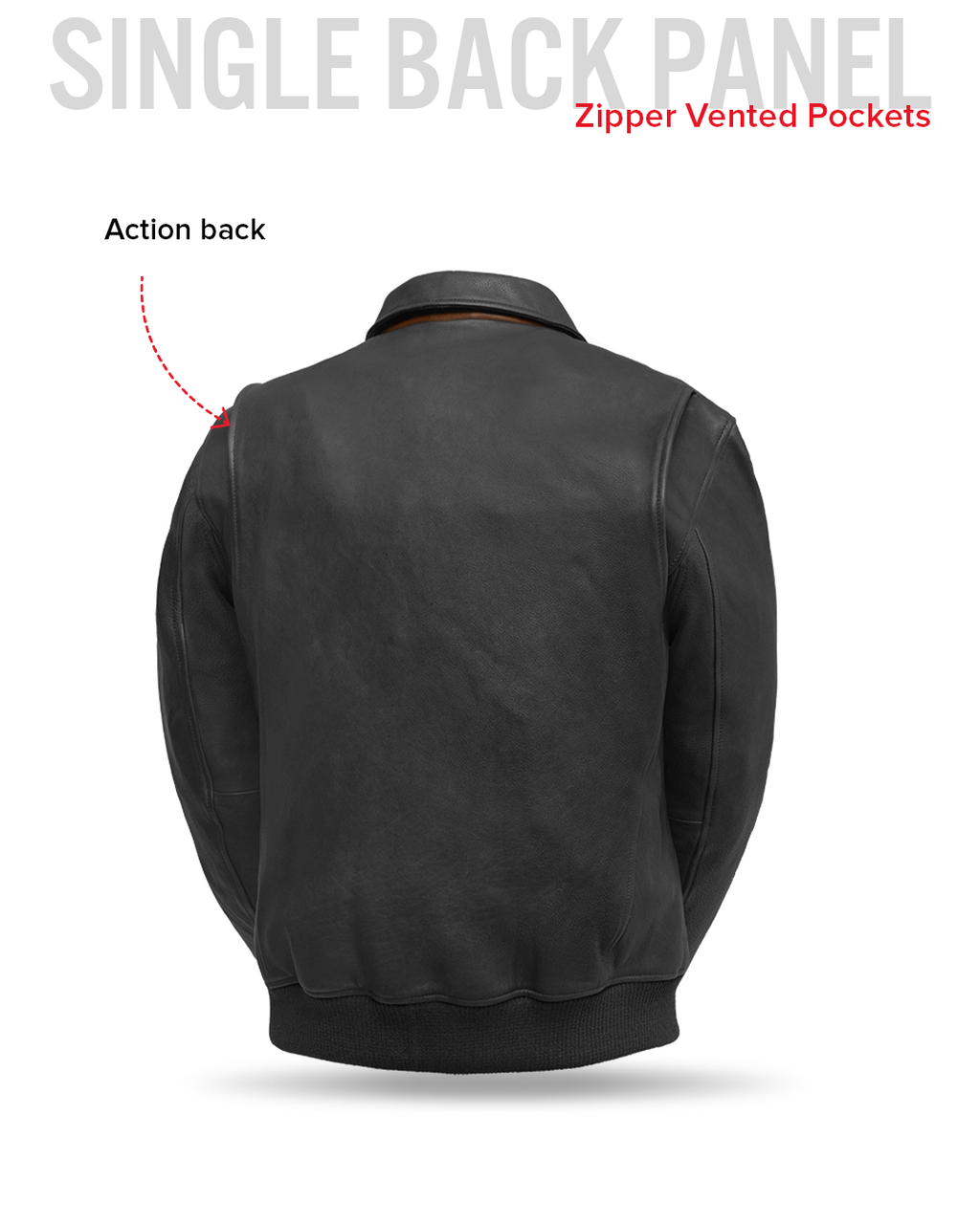 Moto Bomber - Men's Leather Jacket