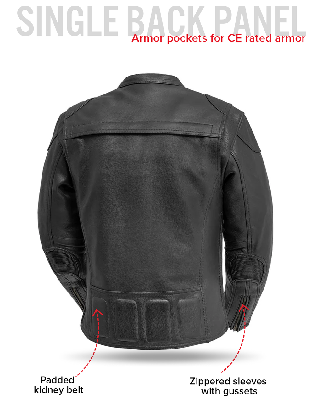 Nemesis Men's Motorcycle Leather Jacket