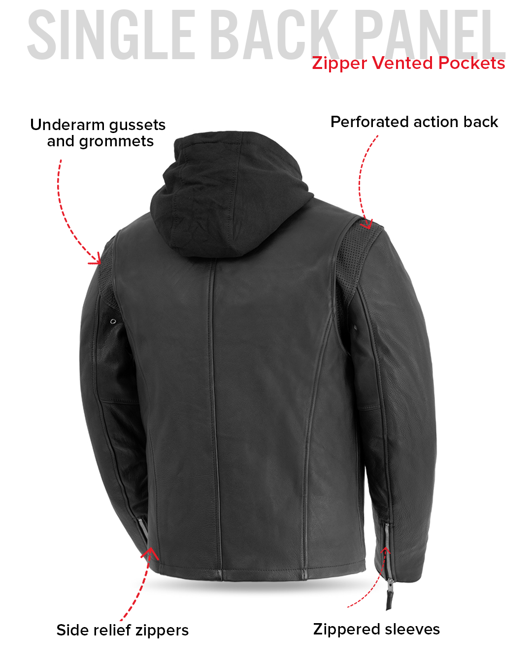 Street Cruiser Men's Motorcycle Leather Jacket