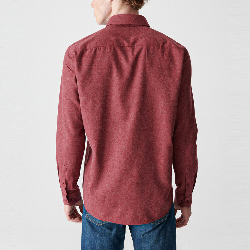 Button-Up Shirt // Claret Red