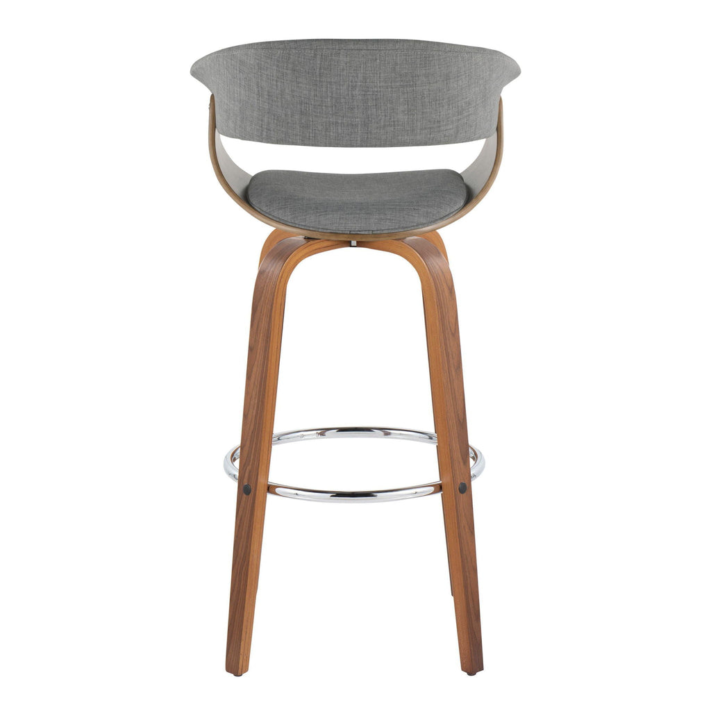Vintage Mod - Mid Century Modern Fixed Height Barstool
