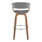 Vintage Mod - Mid Century Modern Fixed Height Barstool
