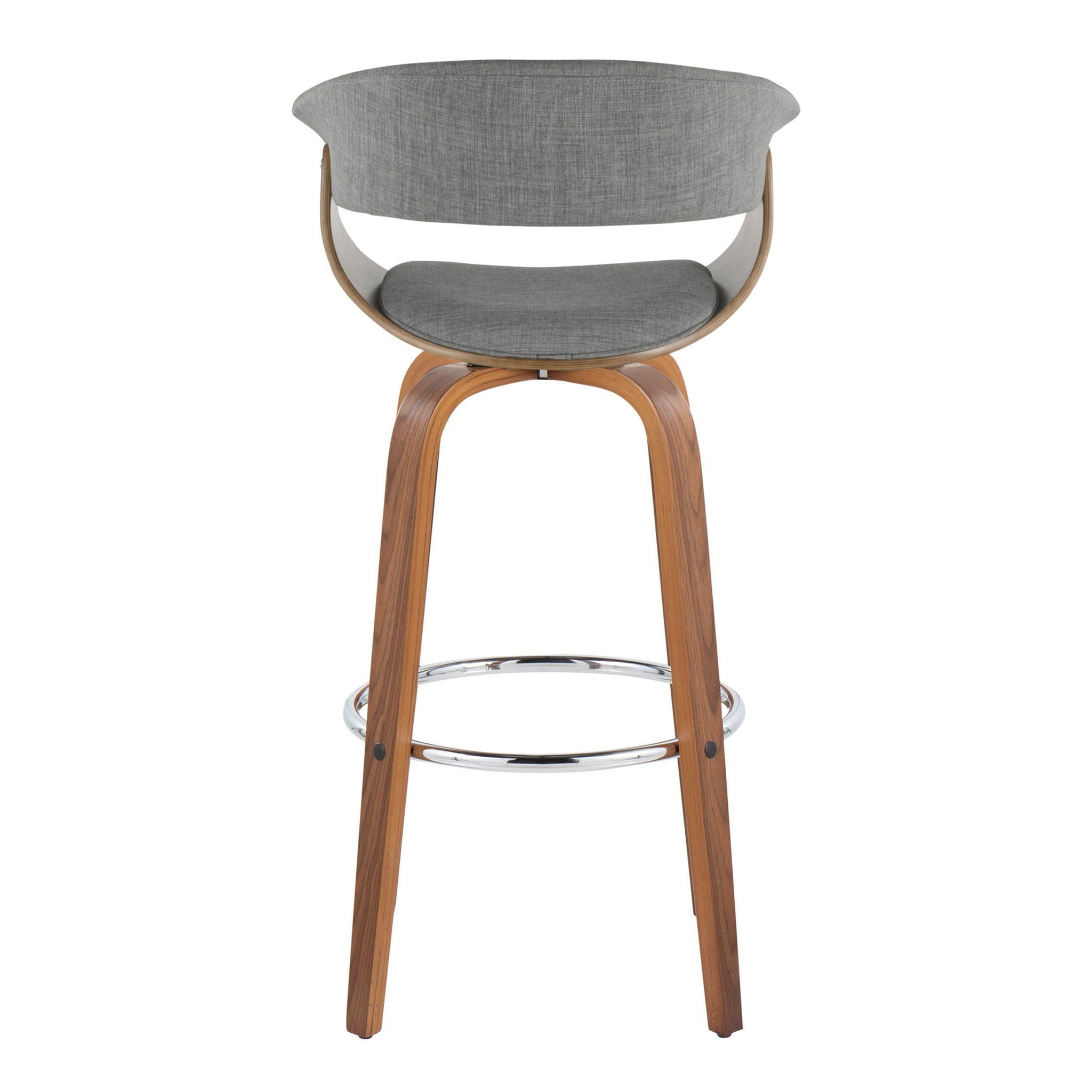 Vintage Mod - Mid Century Modern Fixed Height Barstool