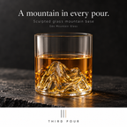 Third Pour™ Edo Mountain Glass