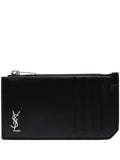 Saint Laurent Men Card Holder With Zip