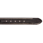 The Bellagio Black & Gold Leather Belt