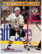 April 12th, 1995 Boston Bruins vs. Quebec Nordiques Game Program 181768