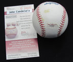 John Candelaria Signed/Auto Yankees 100th OML Baseball JSA 186704