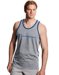 Champion Men's Graphic Ringer Tank Top Gray Size Large