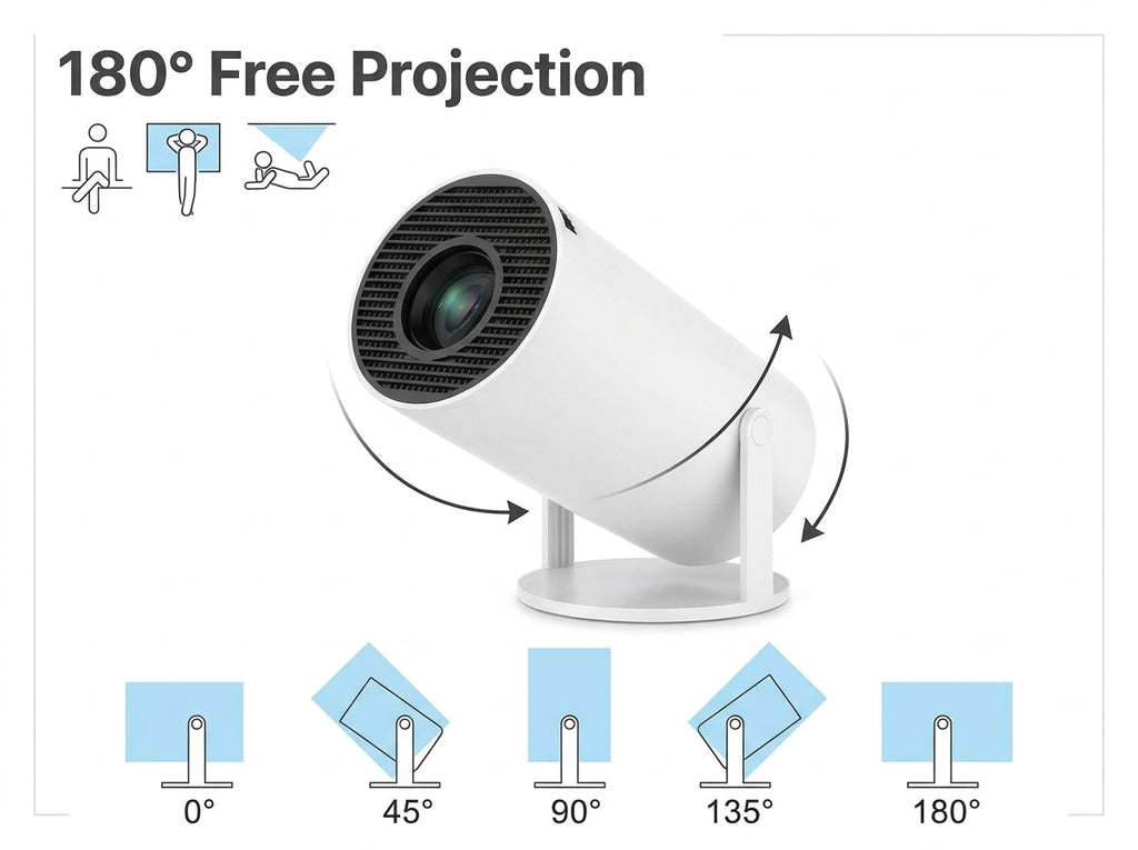 Gadget Box™ Big Screen Portable Projector