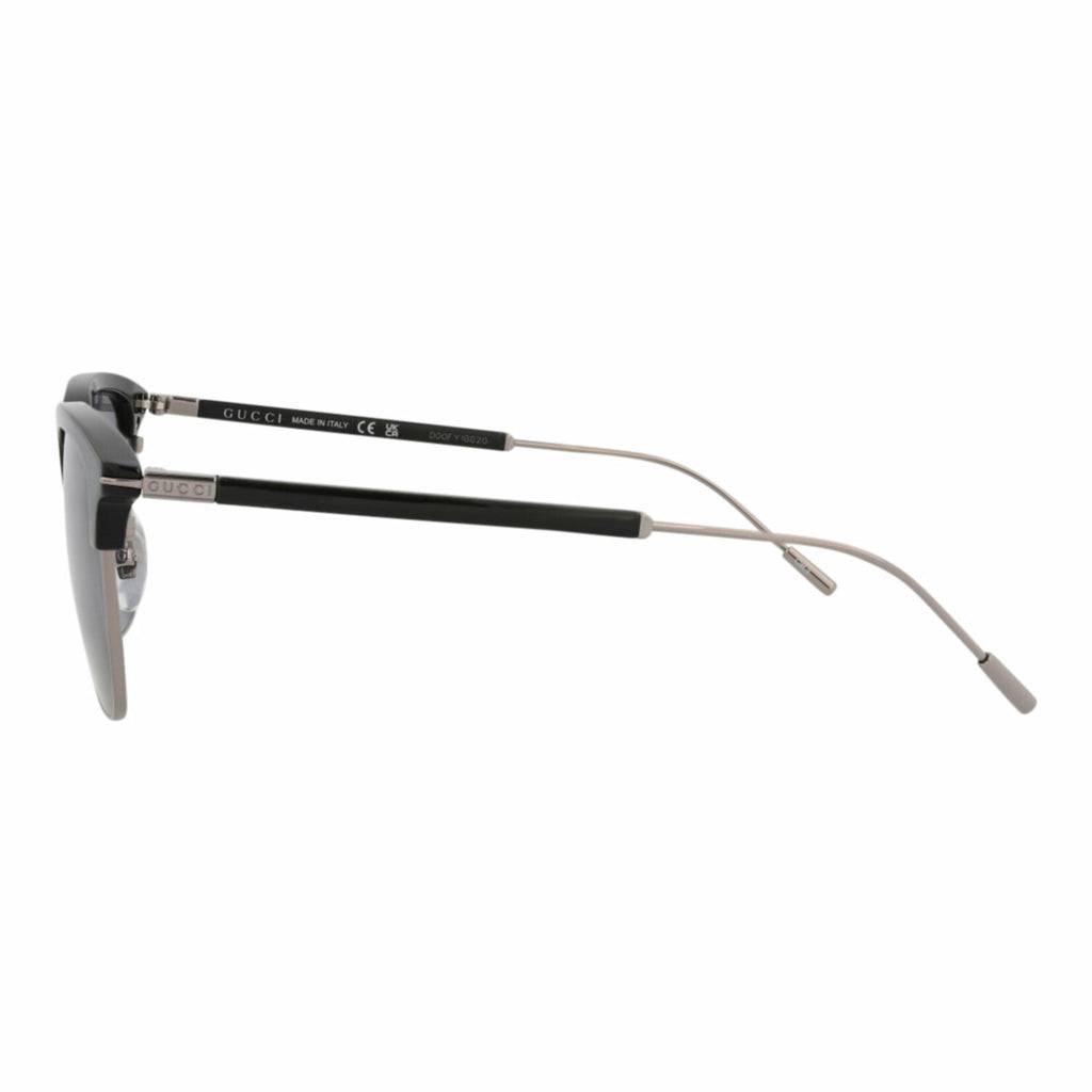 Gucci // Unisex // Novelty Sunglasses // Black Ruthenium + Blue