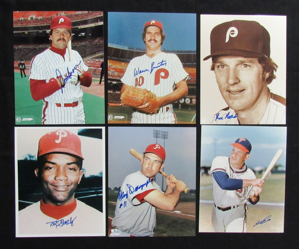 Lot of (17) Autographed Philadelphia Phillies Greats 8x10 Photos 181353
