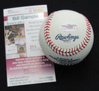 Billy Sample Signed/Auto Yankees 100th OML Baseball JSA  186973